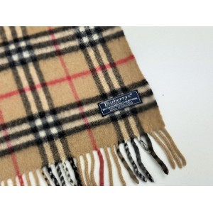 BURBERRY NOVA CHECK WOOL SCARF